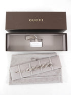 Gucci Sterling Silver GG Link Britt Bracelet - 17