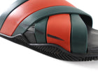 Gucci Red and Green Stripe Criss Cross Rubber Pool Slides - 39