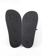 Gucci Black GG Logo Rubber Pool Slides - 36