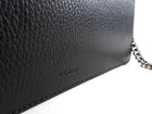 Gucci Black Leather Medium Crystal Dionysus Chain Bag
