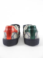 Gucci Baby Monogram Supreme Navy Low Top Sneakers - 20
