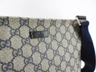 Gucci Navy Monogram Coated Canvas Messenger Bag