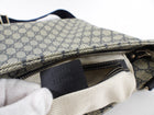 Gucci Navy Monogram Coated Canvas Messenger Bag