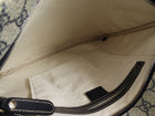 Gucci Navy Monogram Coated Canvas Messenger Bag