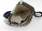 Gucci Navy Monogram Coated Canvas Messenger Bag