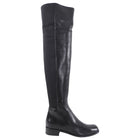 Gucci Black Leather Stretch Knee High Boots - 36.5