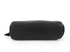 Gucci Black Leather Bamboo Tassel Travel Toiletry / Clutch Bag