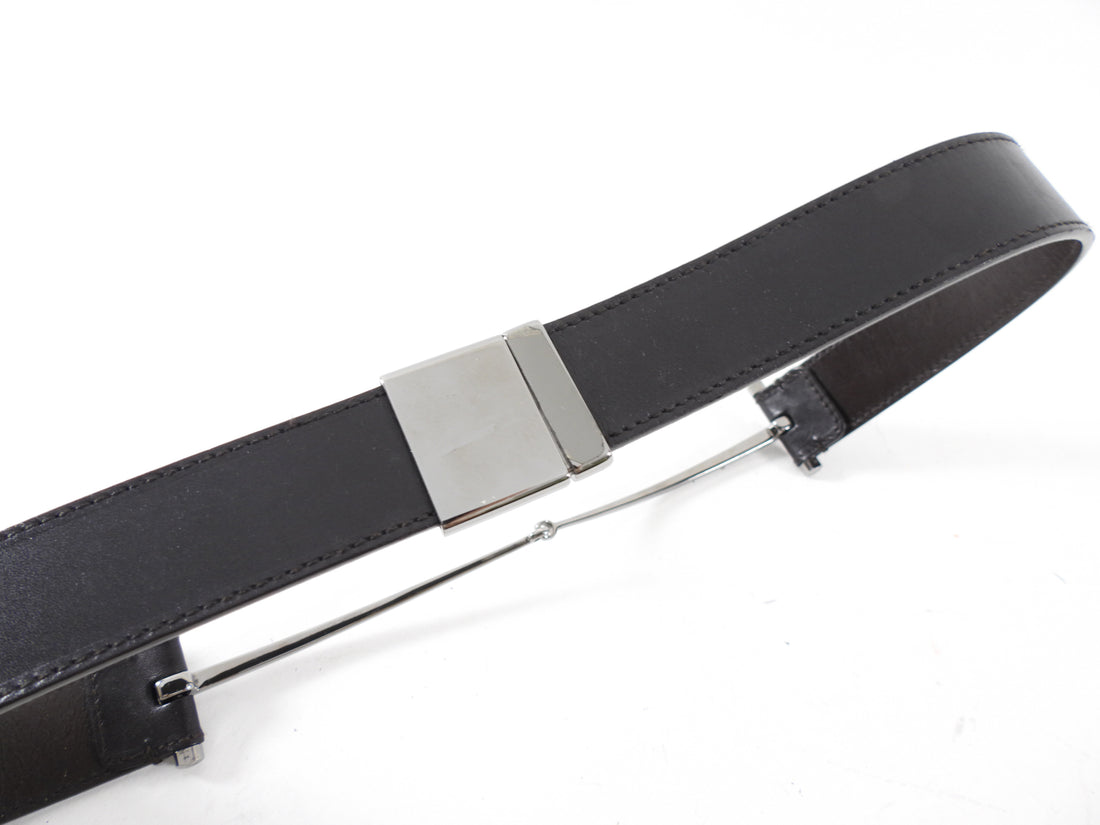 Gucci Tom Ford Dark Espresso Brown Thin Horsebit Belt - 75 / 30