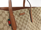 Gucci Monogram Canvas Extra Large Brown Shopper Tote Bag