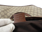 Gucci Vintage Brown Monogram Coated Canvas Zip Tote Bag