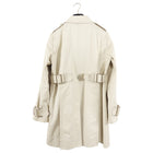 Gucci Beige Double Breasted Star Charm Belted Trench Coat - USA 2