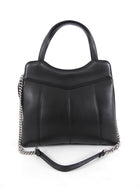 Gucci Black Leather Petite GG Two Way Tote Bag