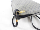 Gucci Vintage Navy Monogram Canvas Crossbody Camera Bag