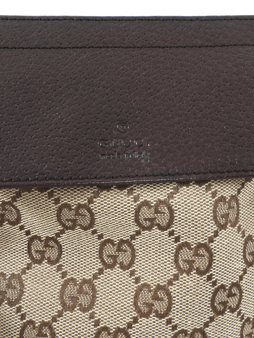 Gucci GG Monogram Canvas Double Pocket Belt Bag