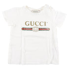 Gucci Baby White Logo Infant T Shirt - 12/18