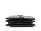 Gucci Black Leather Mini Compact Wallet on Chain