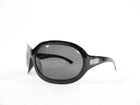Gucci Black Acetate Wrap Sunglasses GG1488