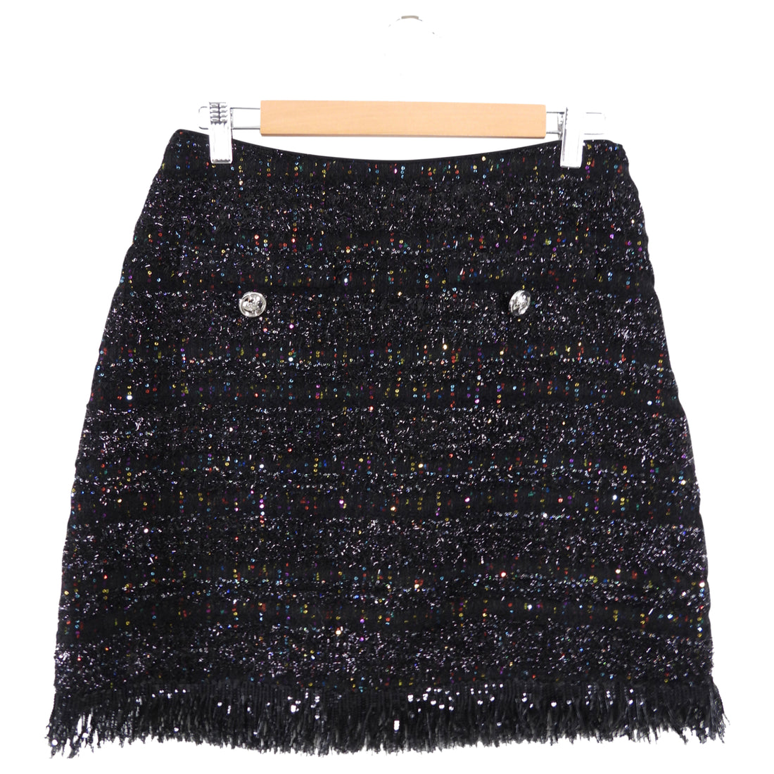 Giambattista Valli Tweed Sequin Skirt - IT44 / M / 8