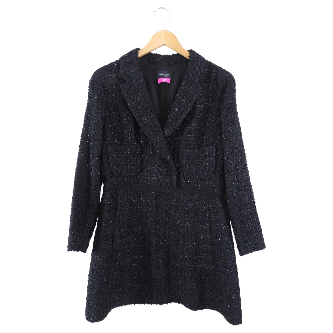 Giambattista Valli Black Shimmer Tweed Dress - IT44 / 8