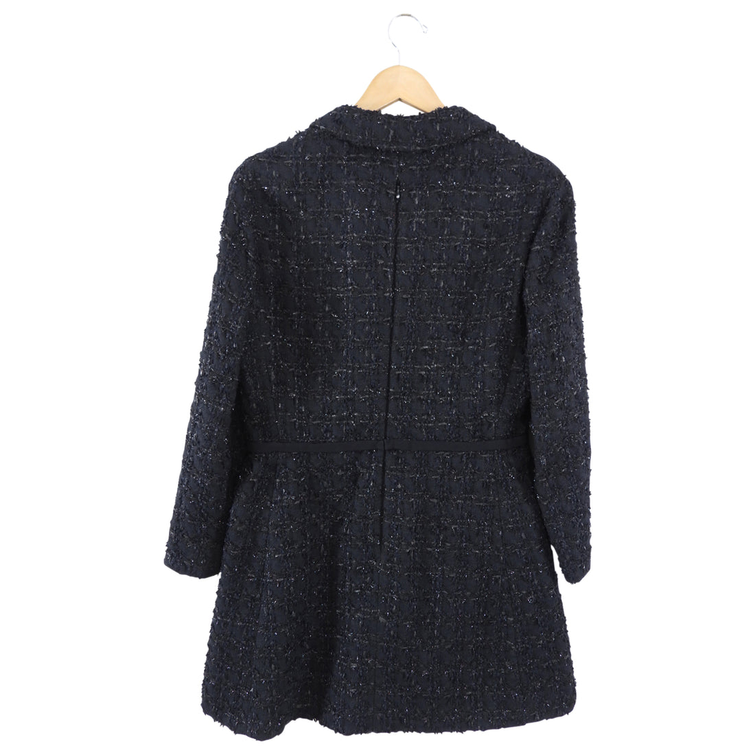 Giambattista Valli Black Shimmer Tweed Dress - IT44 / 8