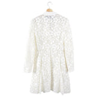 Giambattista Valli White Guipure Floral Lace Dress Coat - IT44 / 8