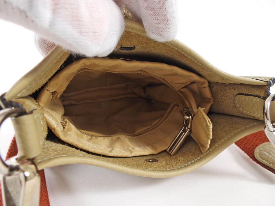 Hermes Evelyne TPM Trench / Cuivre Taurillon Clemence  Leather Crossbody Bag