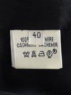 Hermes Brown Cashmere Herringbone Tweed Rib Knit Cuff Belted Jacket - F40