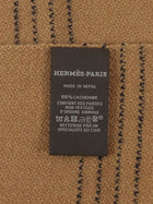 Hermes Camel Cashmere Jours Stole Scarf
