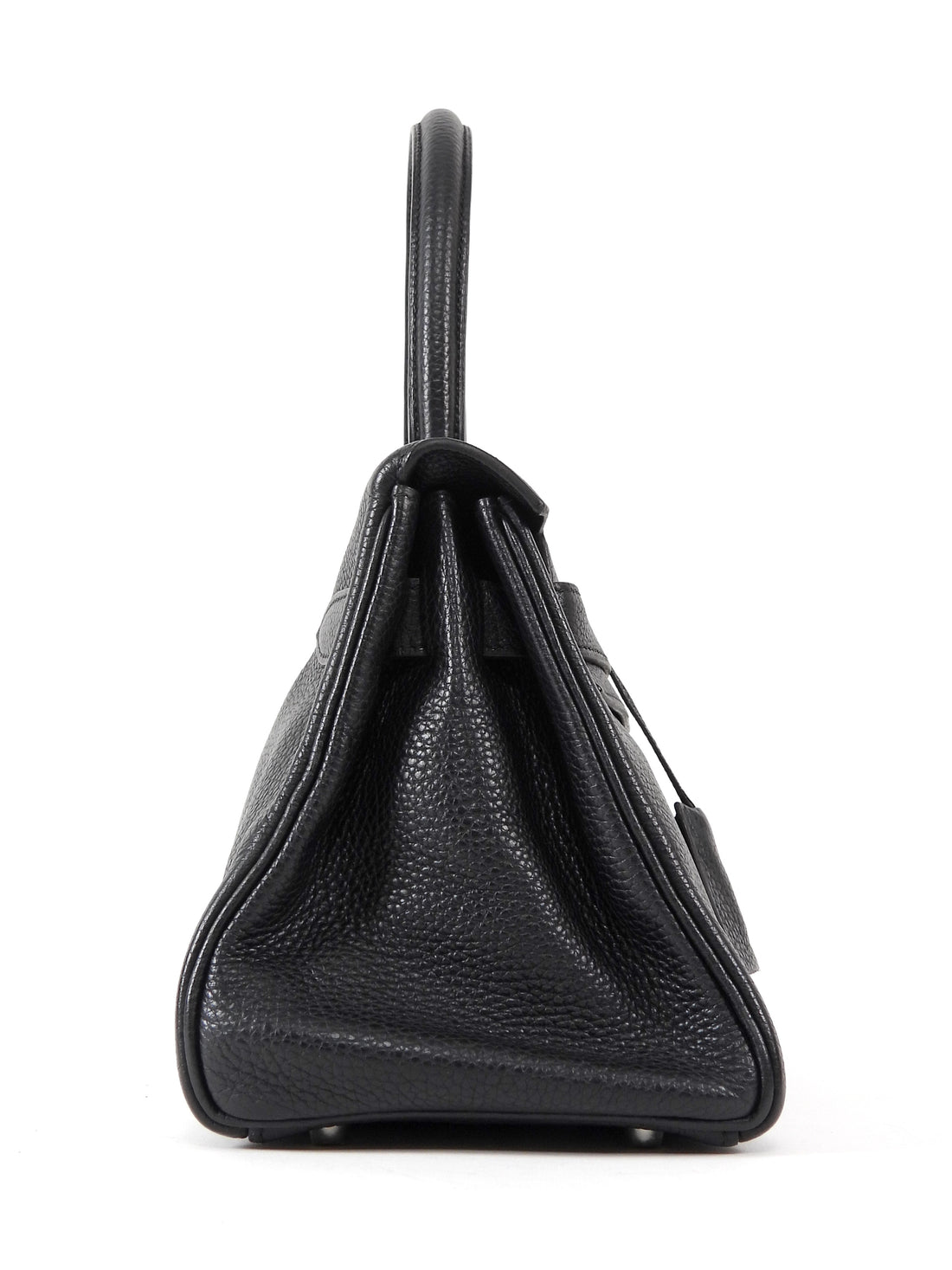 Hermes Black JPG Shoulder Kelly 42 Noir Black Clemence Bag PHW