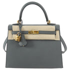 Hermes Vert Amande 2021 Kelly 25 Sellier Epsom Bag GHW