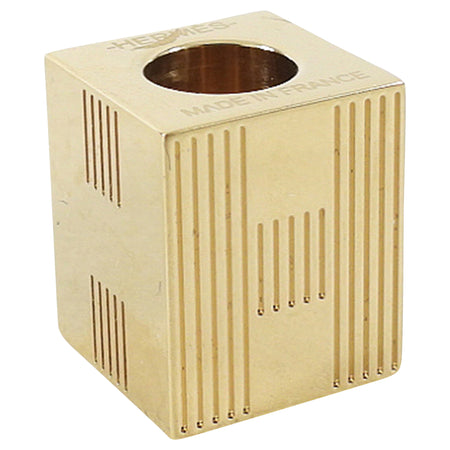 Hermes Anneau de Twilly Totem Cube Goldtone Twilly Scarf Charm