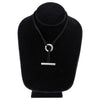 Hermes Vintage Sterling Silver Skipper Cord Toggle Choker Necklace