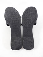 Hermes Black Rubber Aloha Sandal - 38 / 8