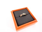 Hermes Rose Gold Chain D'Ancre Enchainee Ring - 53 / 6.5