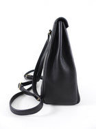 Hermes Black Clemence Noir GHW Sac a Dos Kelly Backpack Bag