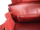 Hermes Birkin 30 Red Rouge Garance Togo Leather Bag PHW