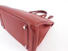 Hermes Birkin 30 Red Rouge Garance Togo Leather Bag PHW