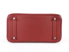 Hermes Birkin 30 Red Rouge Garance Togo Leather Bag PHW