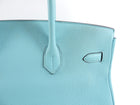 Hermes Birkin 35 Tiffany Turquoise Blue Togo Leather GHW Bag