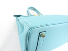 Hermes Birkin 35 Tiffany Turquoise Blue Togo Leather GHW Bag