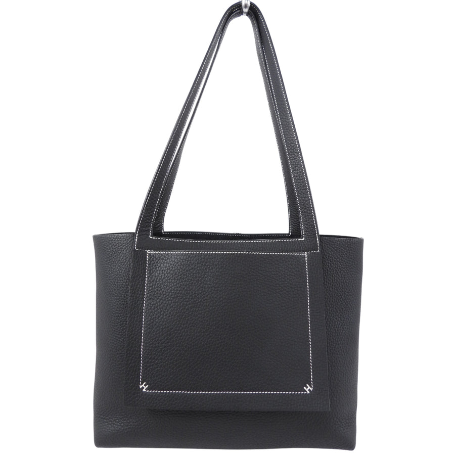 Hermes Black 2022 Clemence Cabasellier 31 Tote Bag