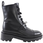 Hermes Black Leather Funk Ankle Boots - 37.5 / 37