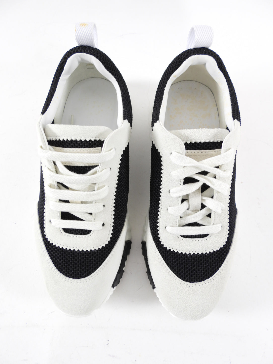Hermes Black and Orange Bouncing Sneaker - 36.5 / 36