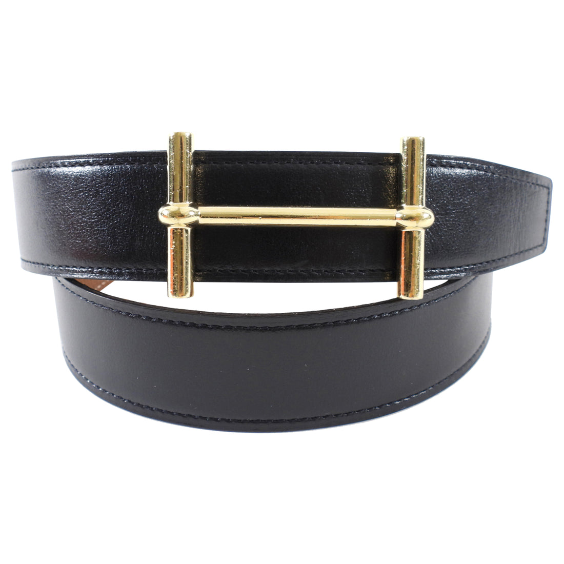Hermes H D’ancre 32mm Black and Brown Reversible Belt Kit - 24-34"