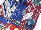 Hermes  Les Trésors d'un Artiste Burgundy / Red / Teal 90cm Silk Scarf
