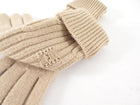 Hermes Beige Camel Wool Gloves - M