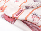Hermes Carnets De Bal 90cm Silk Scarf Coral Ivory Purple