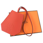 Hermes Red Swift Leather Clochette Bag Charm