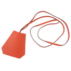 Hermes x Margiela Red Chevre Mysore Leather Large Clochette Necklace