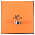 Hermes Olympe Black Lizard PHW Ear Cuff
